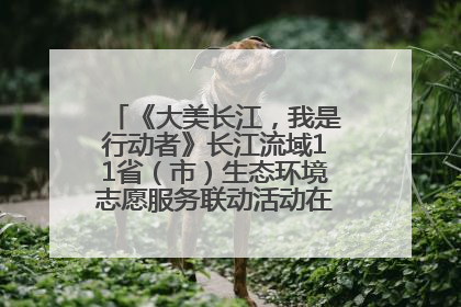 《大美长江，我是行动者》长江流域11省（市）生态环境志愿服务联动活动在江苏南通成功启动