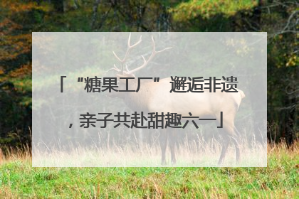 “糖果工厂”邂逅非遗，亲子共赴甜趣六一