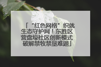 “红色网格”织就生态守护网！东胜区营盘壕社区创新模式破解禁牧禁垦难题