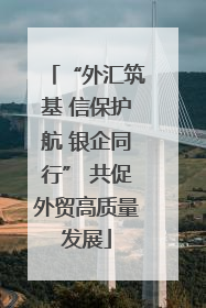 “外汇筑基 信保护航 银企同行” 共促外贸高质量发展