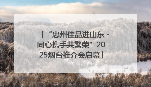 “忠州佳品进山东・同心携手共繁荣”2025烟台推介会启幕