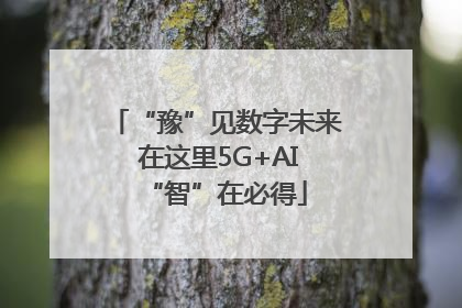“豫”见数字未来 在这里5G+AI“智”在必得