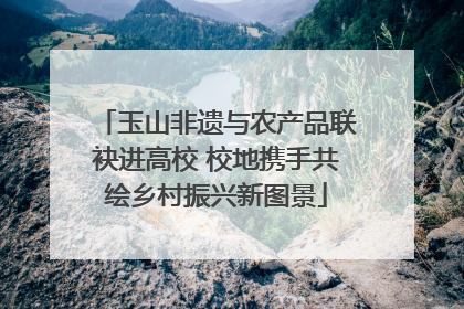 玉山非遗与农产品联袂进高校 校地携手共绘乡村振兴新图景