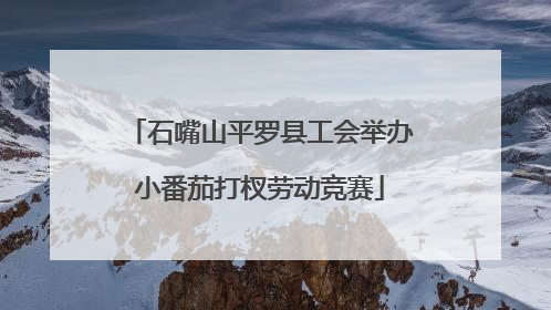 石嘴山平罗县工会举办小番茄打杈劳动竞赛