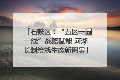 石鼓区：“五区一园一线”战略赋能 河湖长制绘就生态新图景
