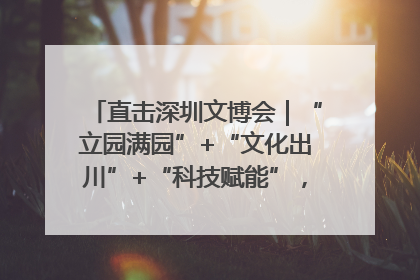 直击深圳文博会｜“立园满园”+“文化出川”+“科技赋能”，成都传媒发布三大文创领域合作清单
