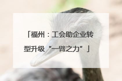 福州：工会助企业转型升级“一臂之力”