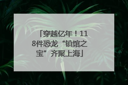 穿越亿年！118件恐龙“镇馆之宝”齐聚上海