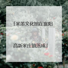 米芾文化馆在襄阳高新米庄镇落成
