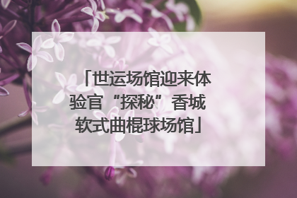 世运场馆迎来体验官“探秘”香城软式曲棍球场馆