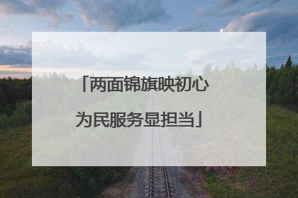 两面锦旗映初心 为民服务显担当