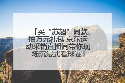 买“苏超”同款、抽万元礼包 京东运动采销直播间带你现场沉浸式看球赛