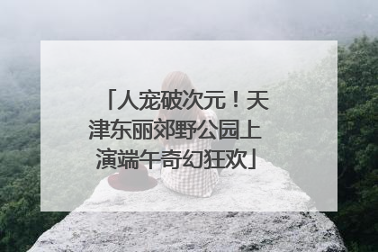 人宠破次元！天津东丽郊野公园上演端午奇幻狂欢
