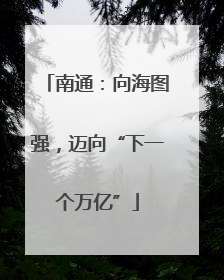 南通：向海图强，迈向“下一个万亿”