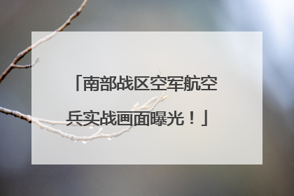 南部战区空军航空兵实战画面曝光！