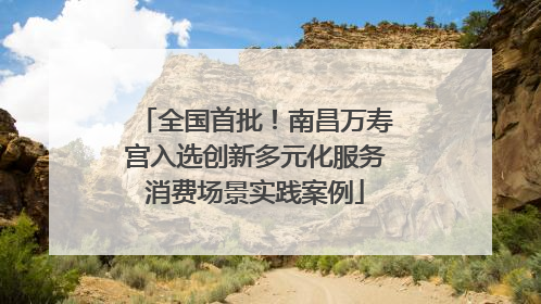 全国首批！南昌万寿宫入选创新多元化服务消费场景实践案例