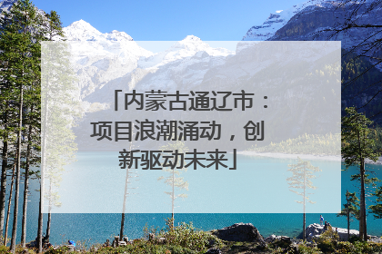 内蒙古通辽市：项目浪潮涌动，创新驱动未来