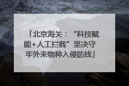 北京海关：“科技赋能+人工拦截”坚决守牢外来物种入侵防线