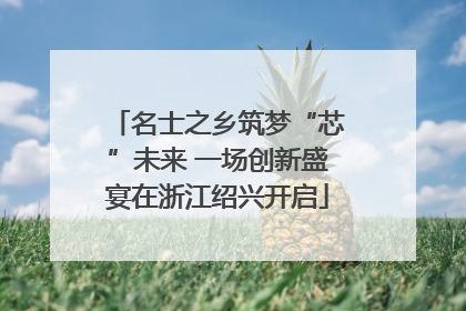 名士之乡筑梦“芯”未来 一场创新盛宴在浙江绍兴开启
