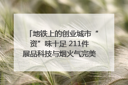 地铁上的创业城市“资”味十足 211件展品科技与烟火气完美融合｜西博视界