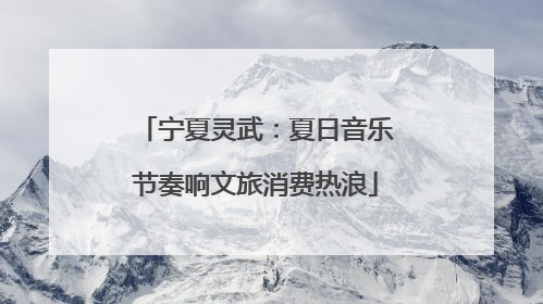 宁夏灵武：夏日音乐节奏响文旅消费热浪