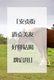 安贞街道贞美友好驿站揭牌启用
