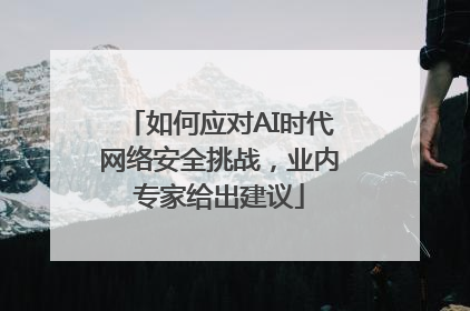 如何应对AI时代网络安全挑战，业内专家给出建议