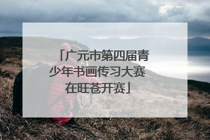 广元市第四届青少年书画传习大赛在旺苍开赛