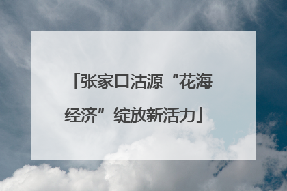 张家口沽源“花海经济”绽放新活力