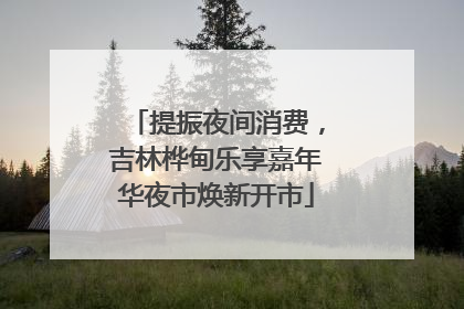 提振夜间消费，吉林桦甸乐享嘉年华夜市焕新开市