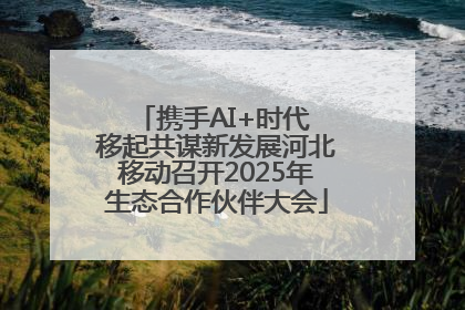 携手AI+时代 移起共谋新发展河北移动召开2025年生态合作伙伴大会