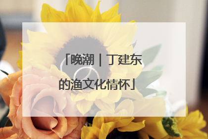 晚潮｜丁建东的渔文化情怀