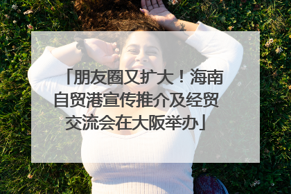 朋友圈又扩大！海南自贸港宣传推介及经贸交流会在大阪举办
