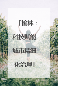 榆林：科技赋能城市精细化治理