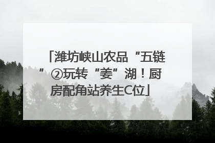 潍坊峡山农品“五链”②玩转“姜”湖！厨房配角站养生C位