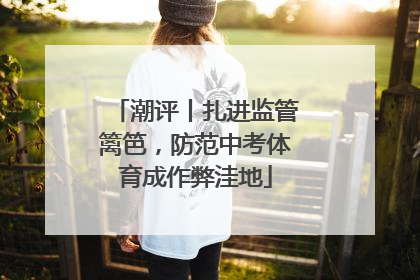 潮评丨扎进监管篱笆，防范中考体育成作弊洼地
