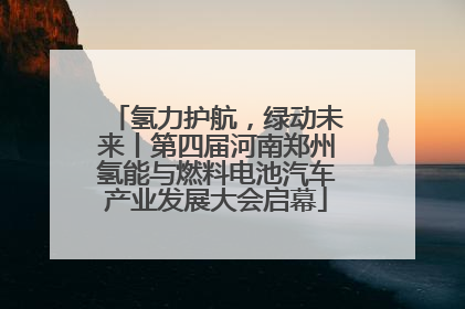 氢力护航，绿动未来丨第四届河南郑州氢能与燃料电池汽车产业发展大会启幕