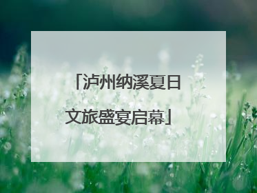 泸州纳溪夏日文旅盛宴启幕