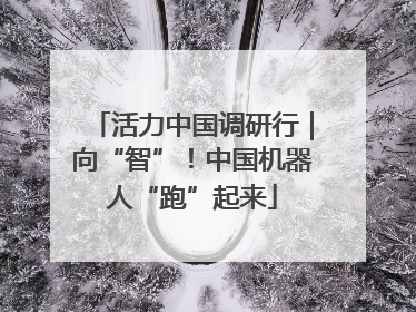 活力中国调研行｜向“智”！中国机器人“跑”起来