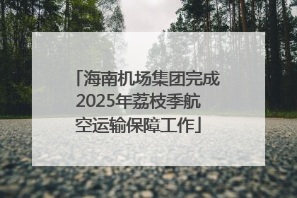 海南机场集团完成2025年荔枝季航空运输保障工作