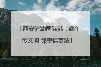西安浐灞国际港：端午传文明 邻里情更浓