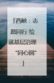 西峡：志愿同行 绘就基层治理“同心圆”