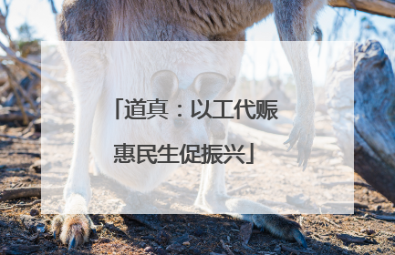 道真：以工代赈惠民生促振兴
