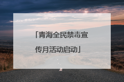 青海全民禁毒宣传月活动启动