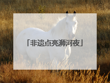非遗点亮浉河夜