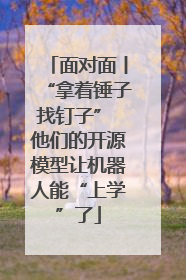 面对面丨“拿着锤子找钉子” 他们的开源模型让机器人能“上学”了