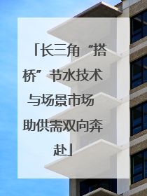 长三角“搭桥”节水技术与场景市场 助供需双向奔赴