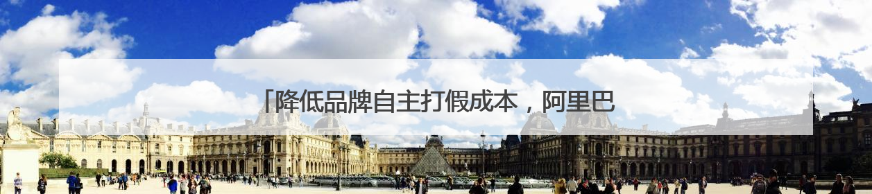 降低品牌自主打假成本，阿里巴巴打假联盟成立品牌抽检分盟