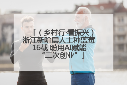 （乡村行·看振兴）浙江新阶层人士种蓝莓16载 盼用AI赋能“二次创业”
