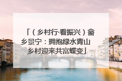 （乡村行·看振兴）畲乡景宁：拥抱绿水青山 乡村迎来共富蝶变